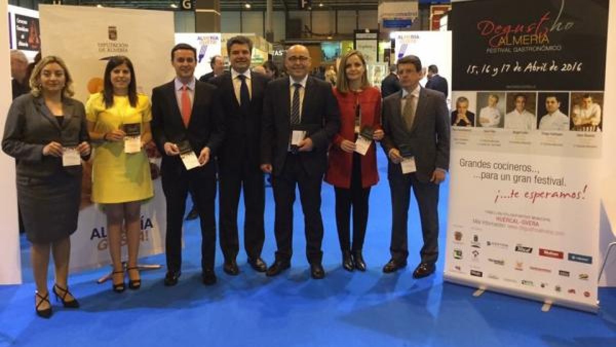 Presentación de Degustho en el Salón del Gourmet en Madrid.