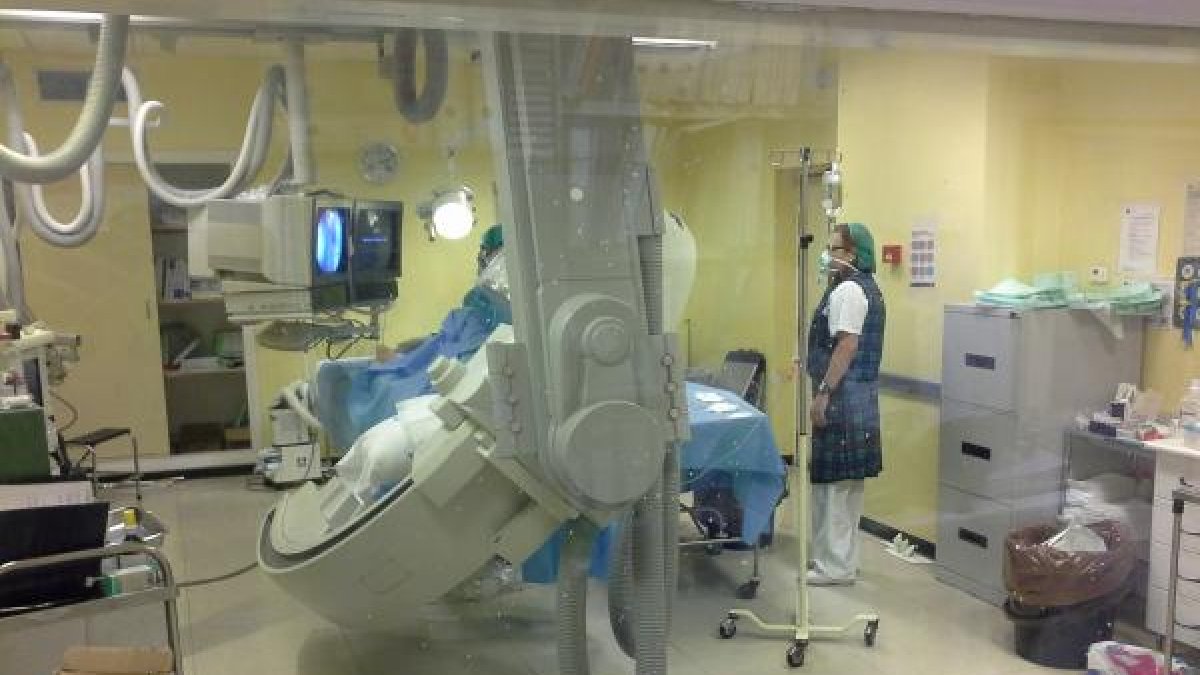 Intervención de cirugía vascular en Torrecárdenas.