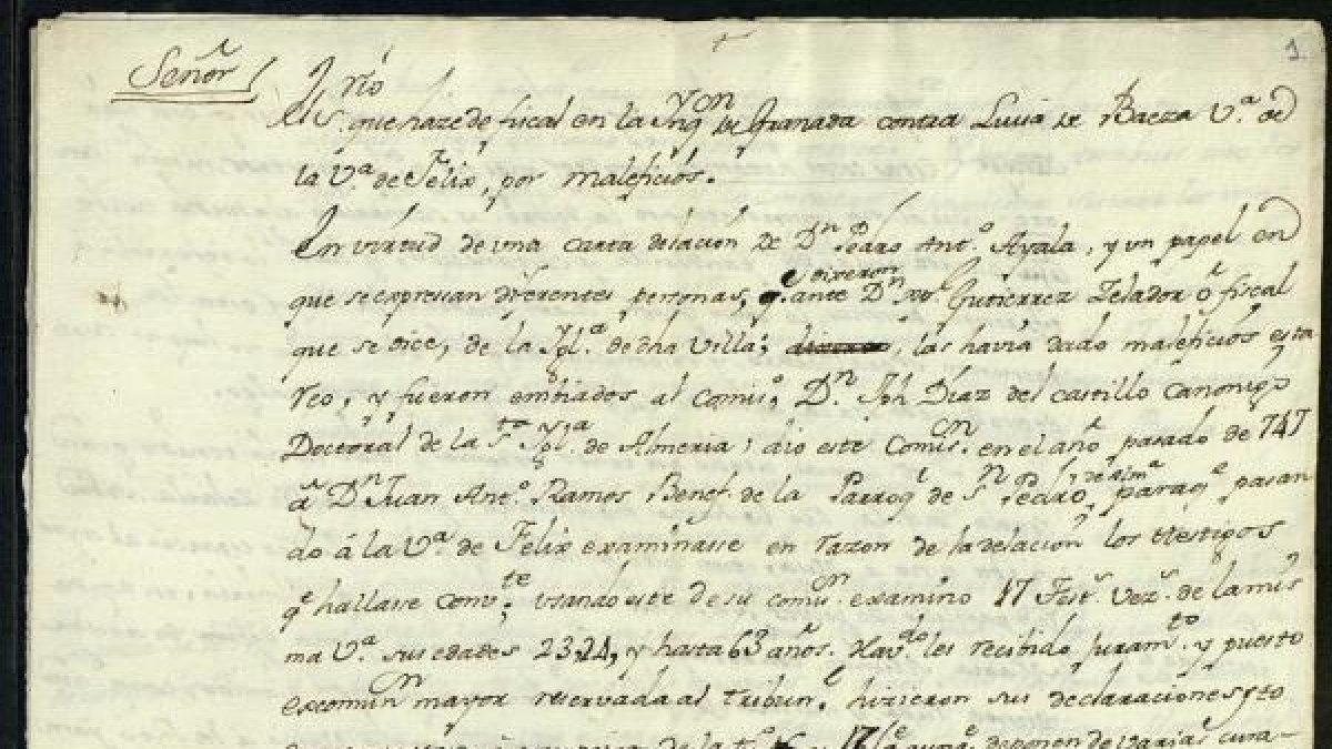 Alegaciones fiscales del Tribunal de la Inquisición sobre el caso