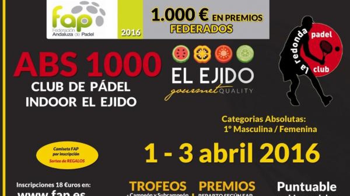 El Ejido será un referente este fin de semana.