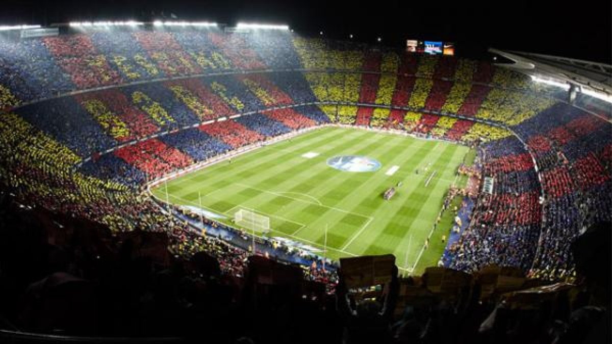 Un Camp Nou seguro para el Clásico.