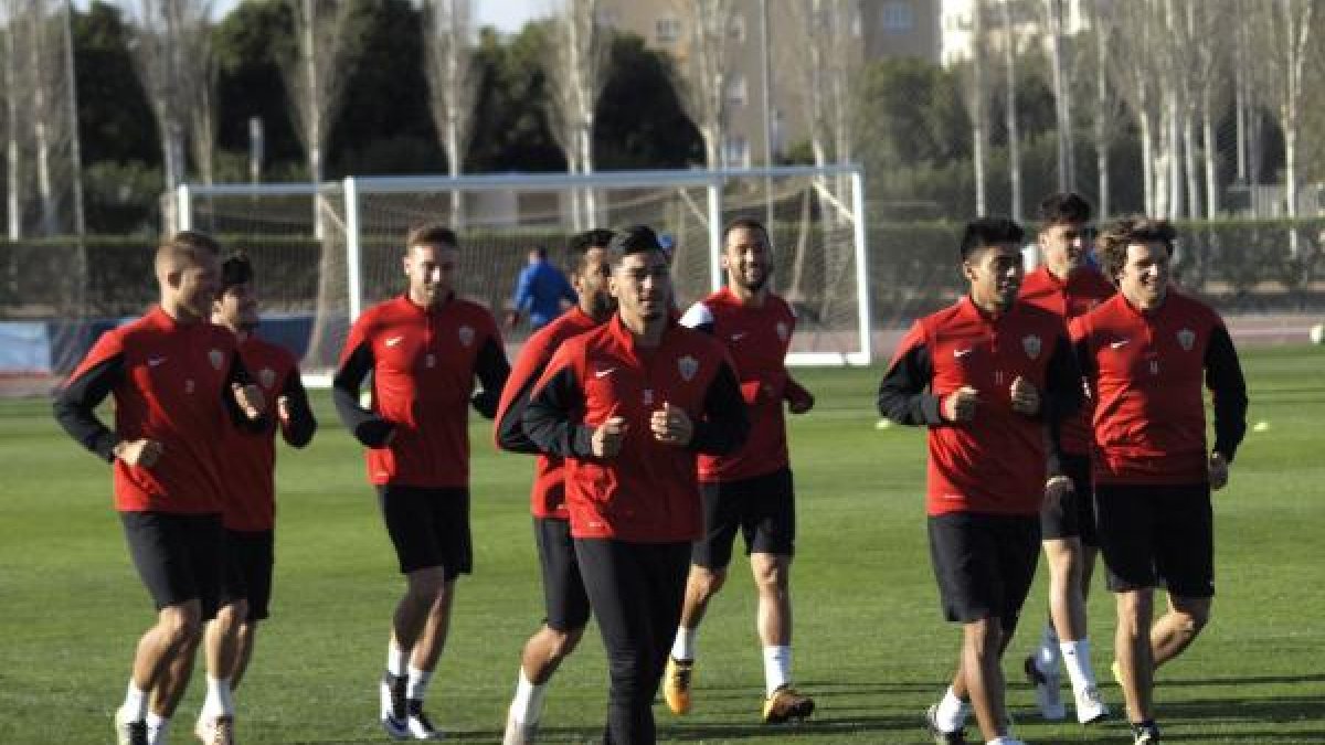 El once ante el Mallorca tuvo trabajo específico.