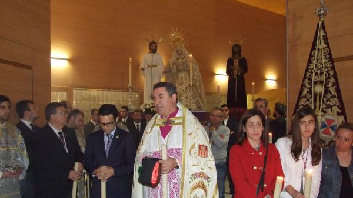 Traslado de las imágenes titulares del Prendimiento hasta la Catedral.