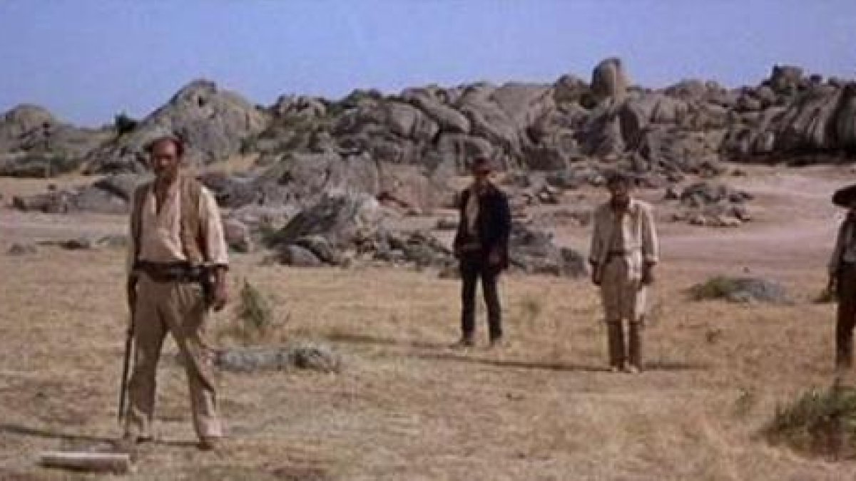 Escena de la película, El Bueno, el Feo y el Malo.