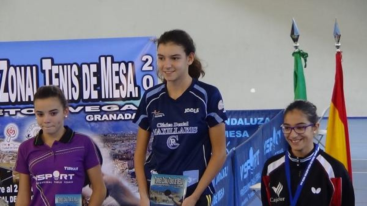 Una campeona (centro de la imagen).