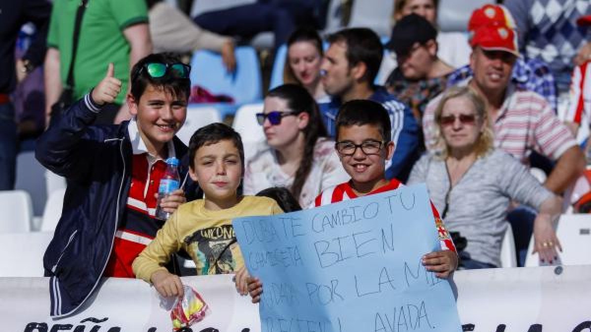 Un pequeño aficionado.