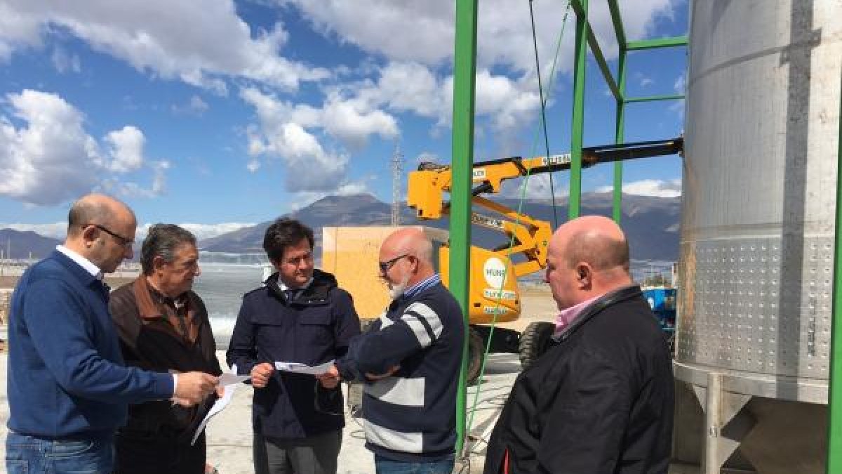 El alcalde, Francisco Góngora, visitando las futuras instalaciones