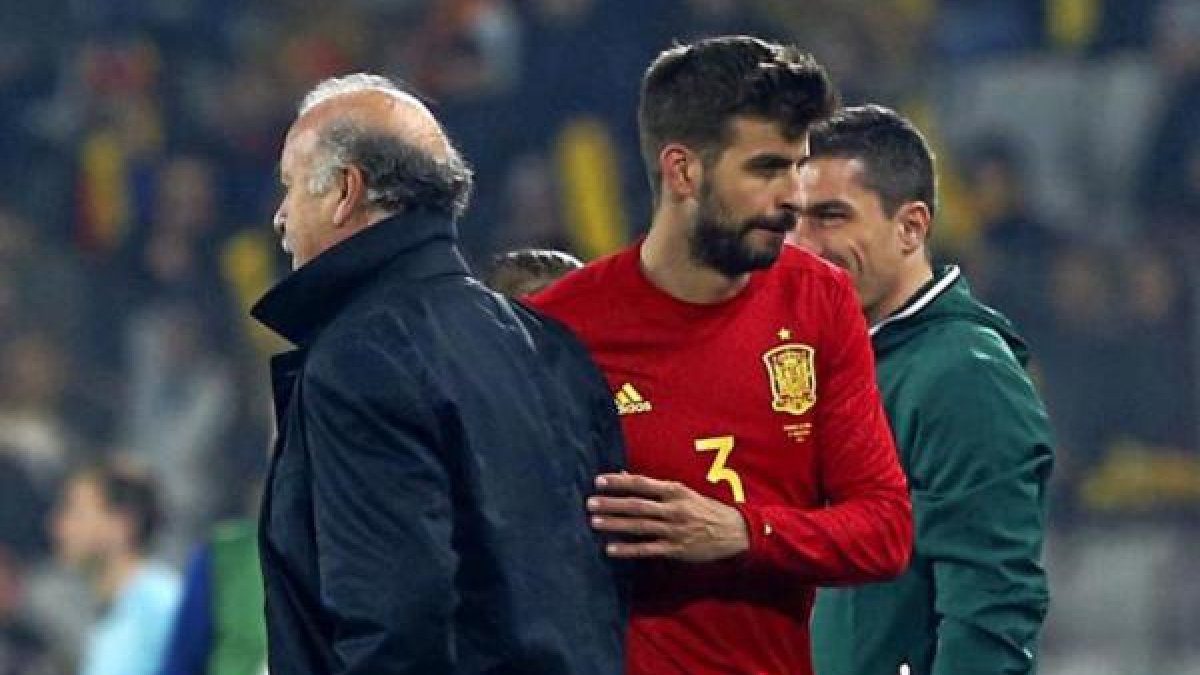 Vicente del Bosque pìde más a sus jugadores.