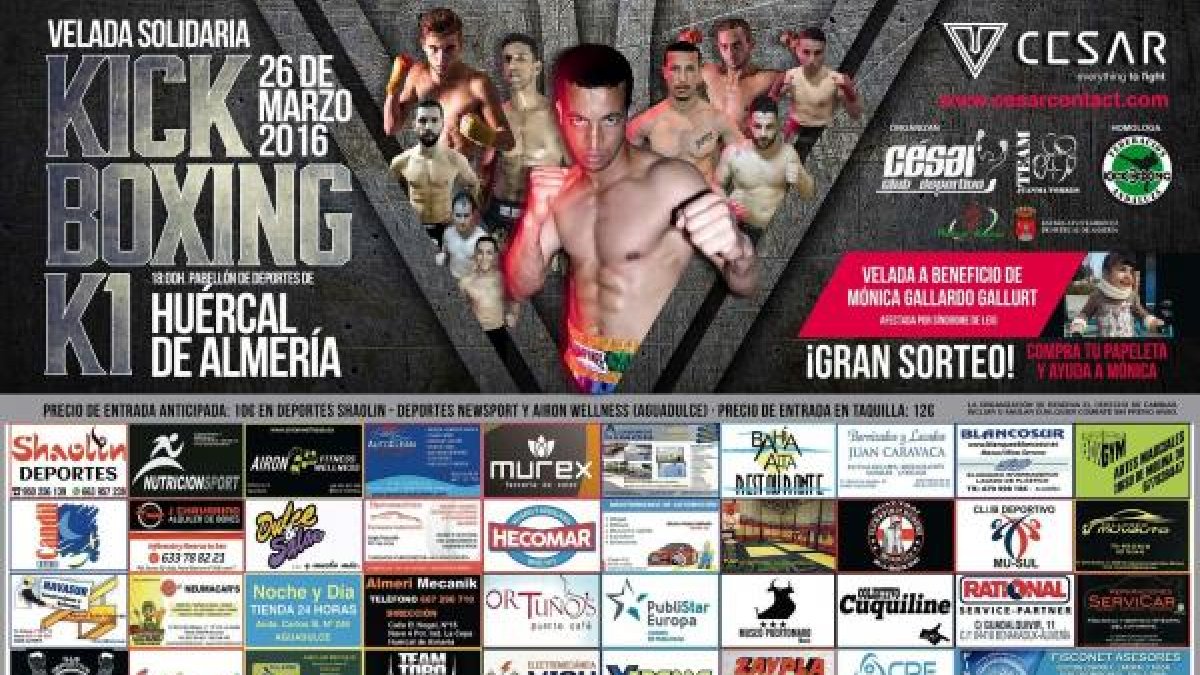 Cartel de la velada.