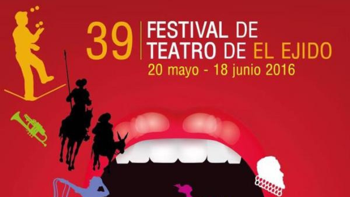 Cartel del XXXIX Festival de Teatro de El Ejido