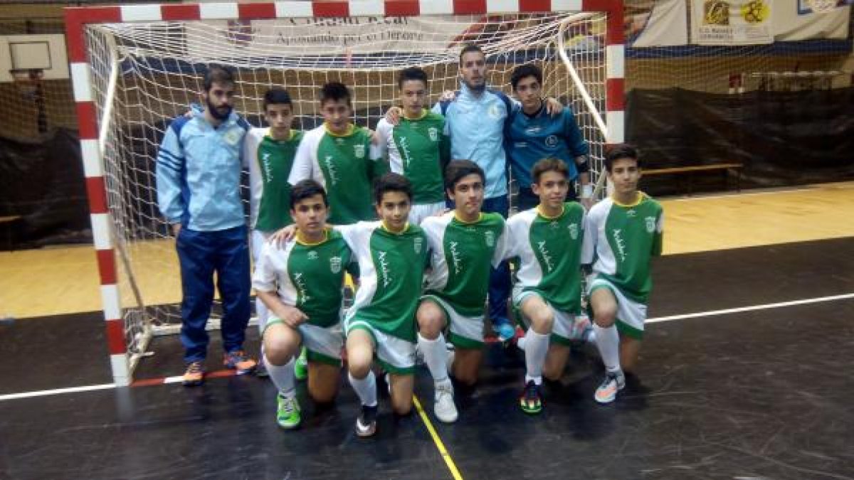 Dani Labella con la selección infantil.