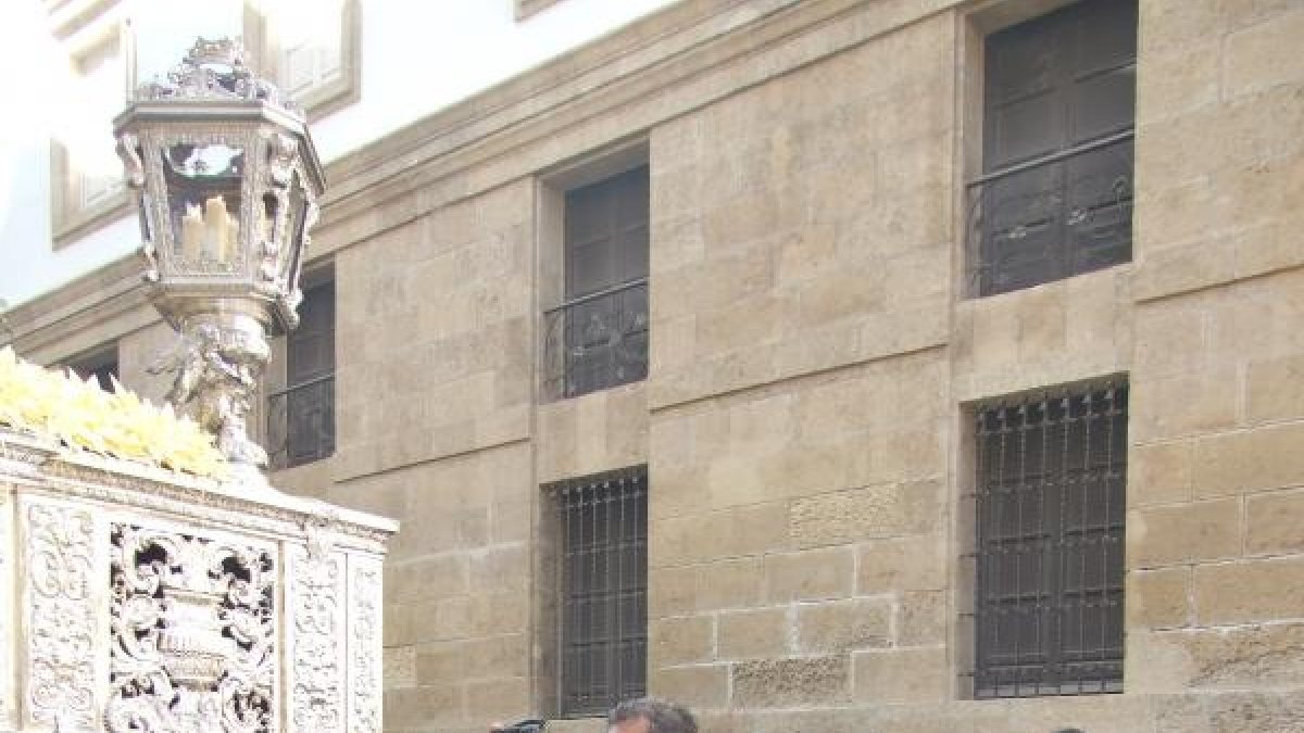 Baltasar Gálvez del Águila junto a su hija Carmen.