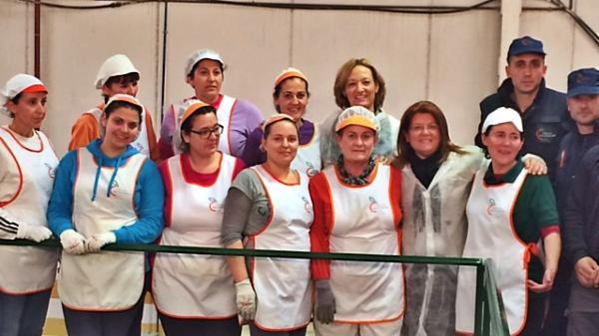 Plantilla de trabajadoras de la SAT Cítricos del Andarax