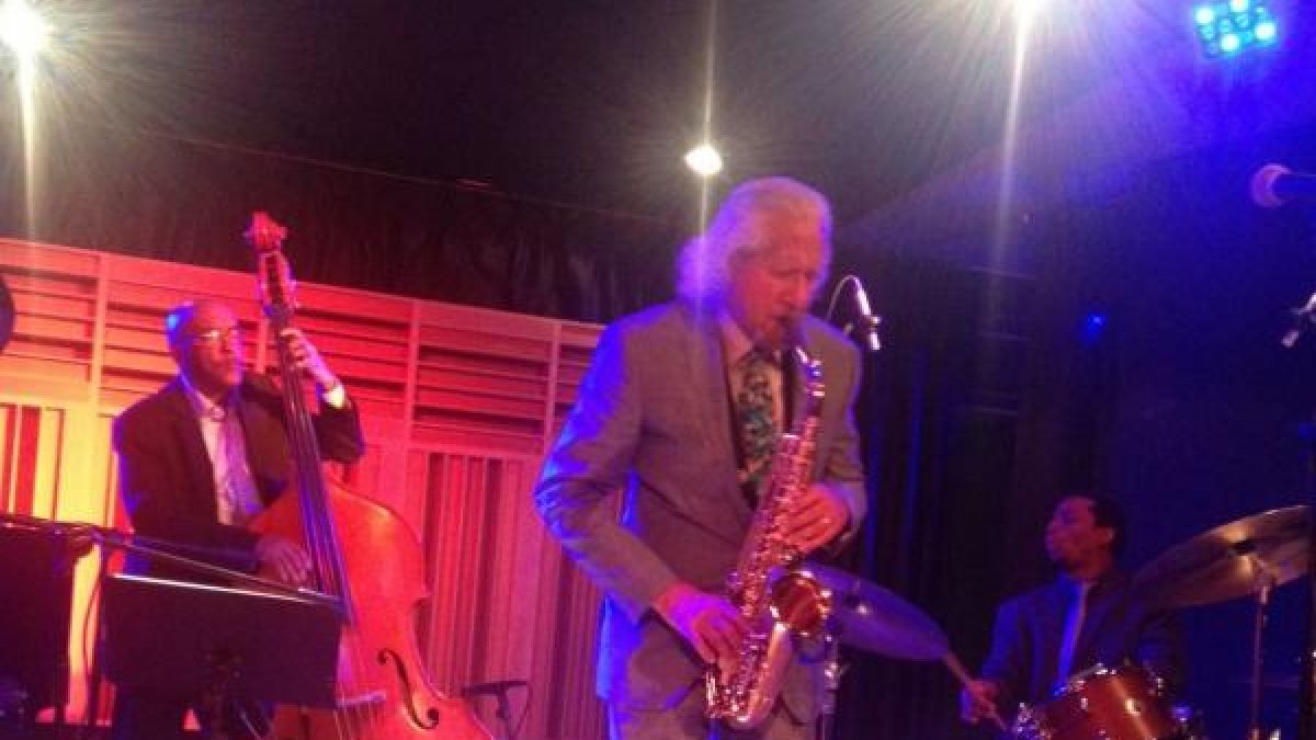Gary Bartz al saxo y Francisco Mela, en Clasijazz.