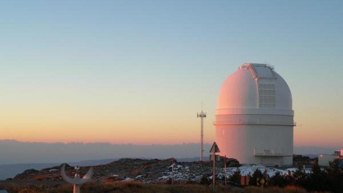 El Observatorio de Calar Alto está ubicado en la Sierra de Los Filabres.