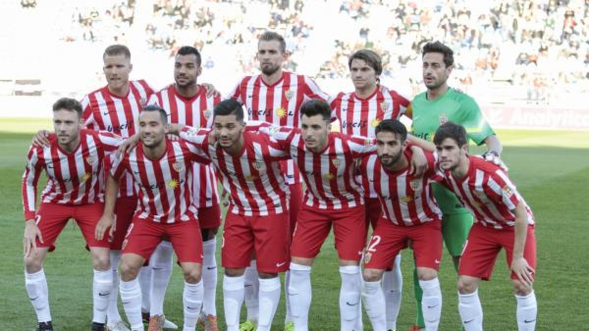 El once del Almería.