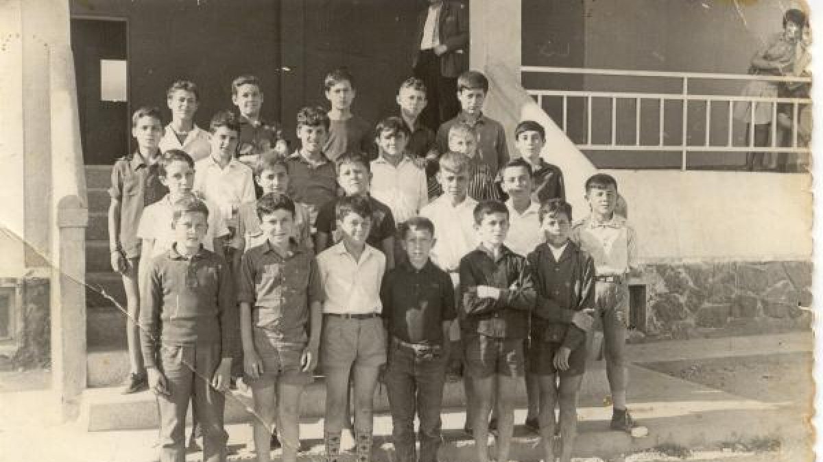 Imagen de la primera promoción del IES Sierra de Gádor, en Berja.