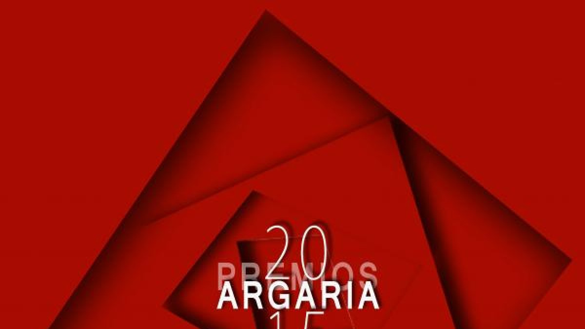 Detalle del cartel de los Premios Argaria 2015.