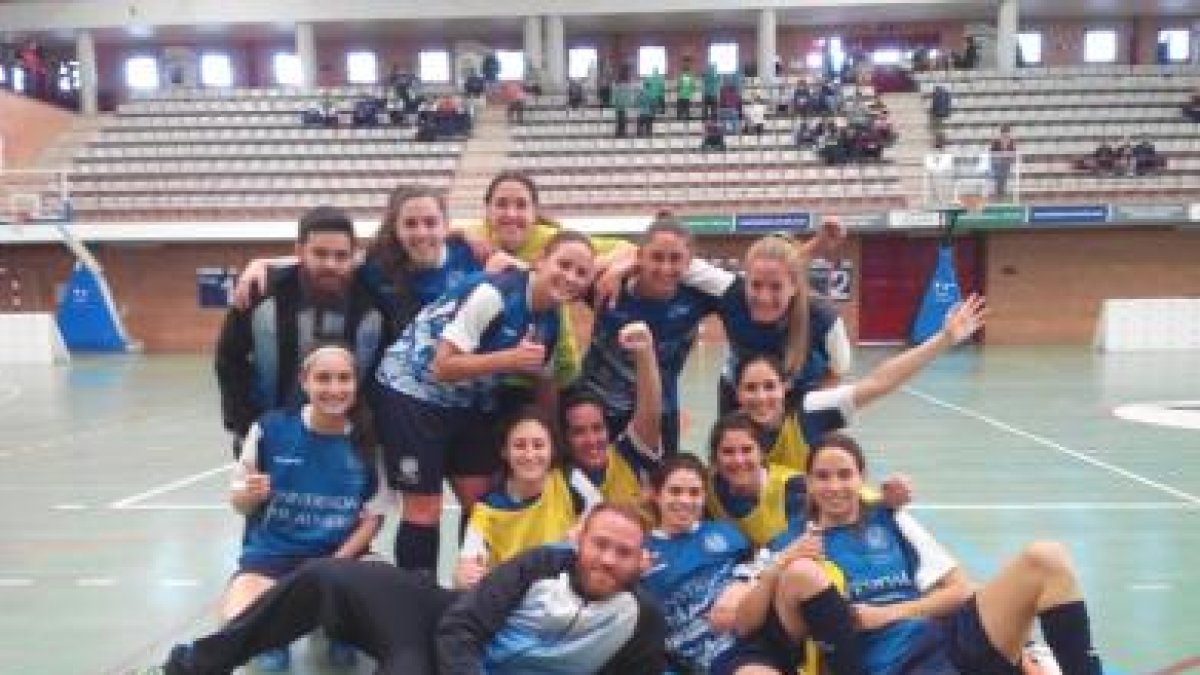 Las chicas del fútbol sala.