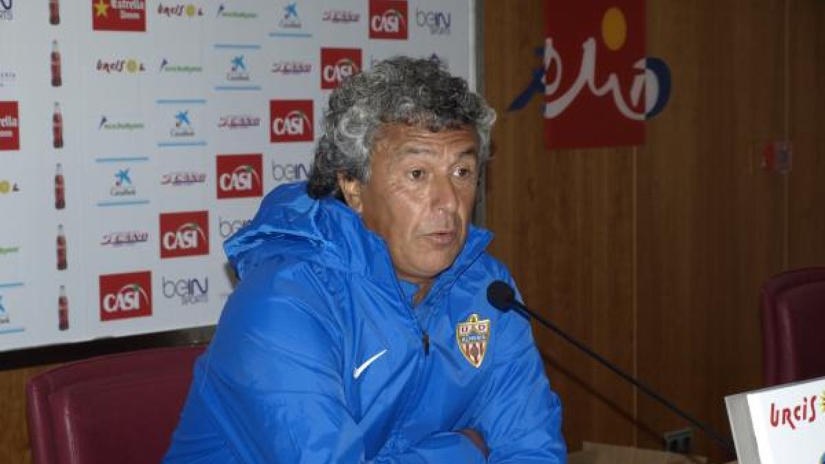 Pipo Goro en el entrenamiento del viernes.
