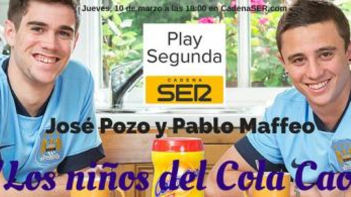 Pozo y Maffeo, en el anuncio del Cola Cao.
