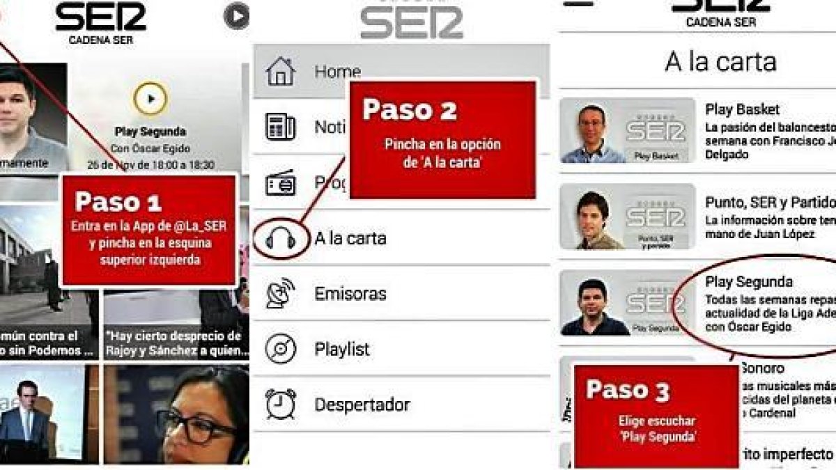 Aquí tienes el camino directo hacia Play Segunda.