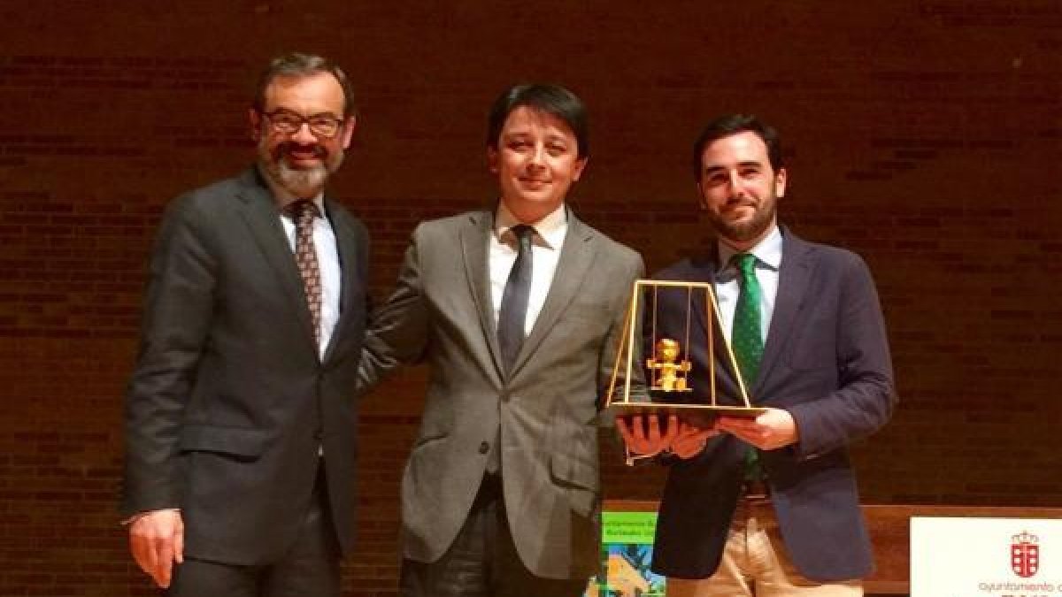 Manuel Guzmán y Carlos Sánchez han recogido el premio.