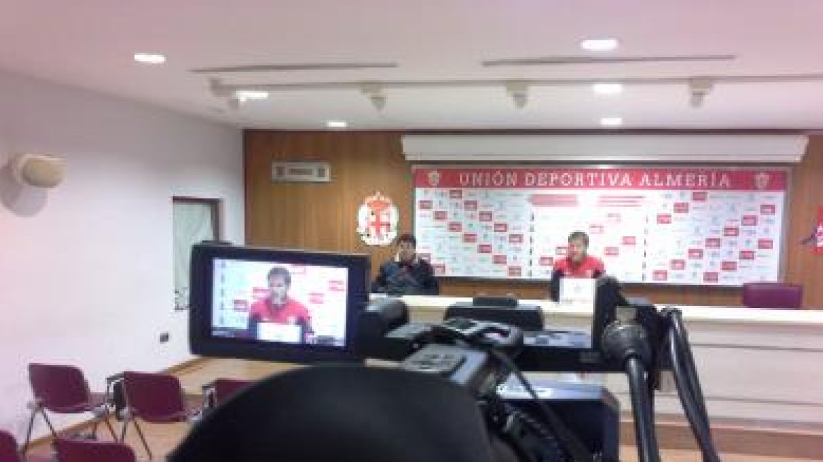 Morcillo, este lunes en la sala de conferencias.