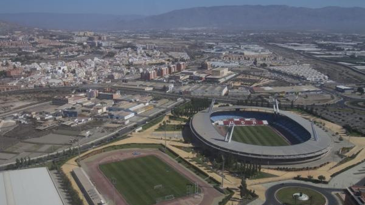 Vista aérea de la ciudad de Almería