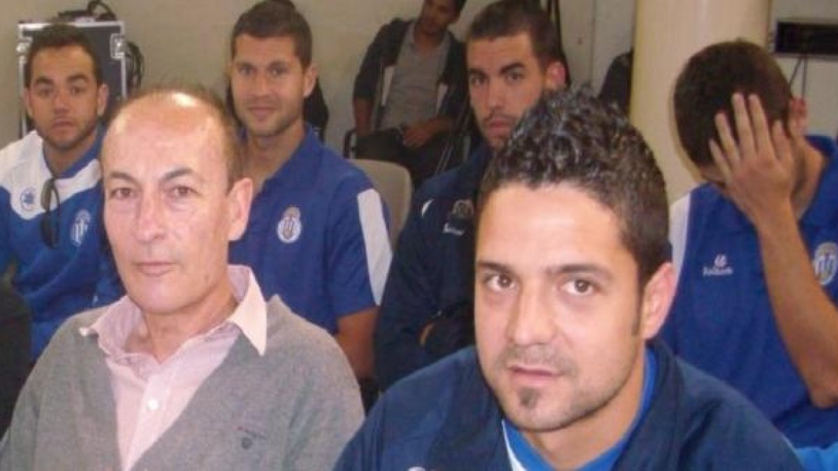 Pepe Guirado, primero por la izquierda.
