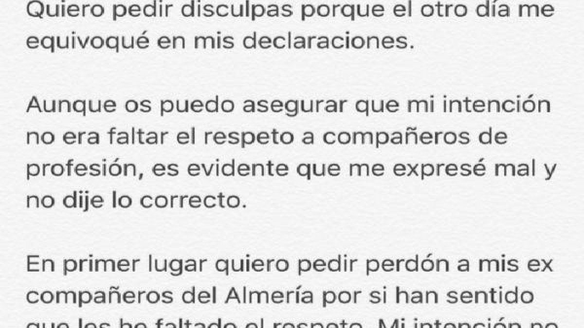 El texto de Edgar en su Twitter.