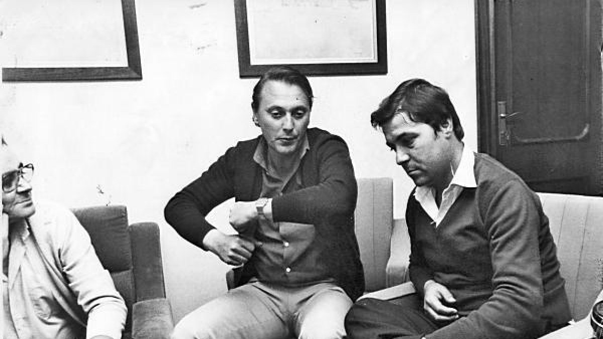 José Víctor con José Miguel Fernández y Pepe Meca.