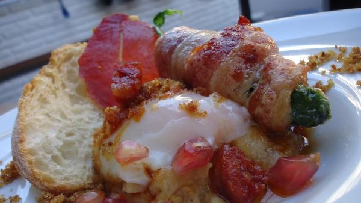 Tapa alpujarreña gourmet de Cayetana.