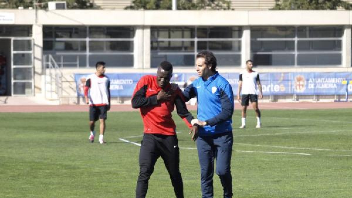 Fatau no pudo acabar el entrenamiento.