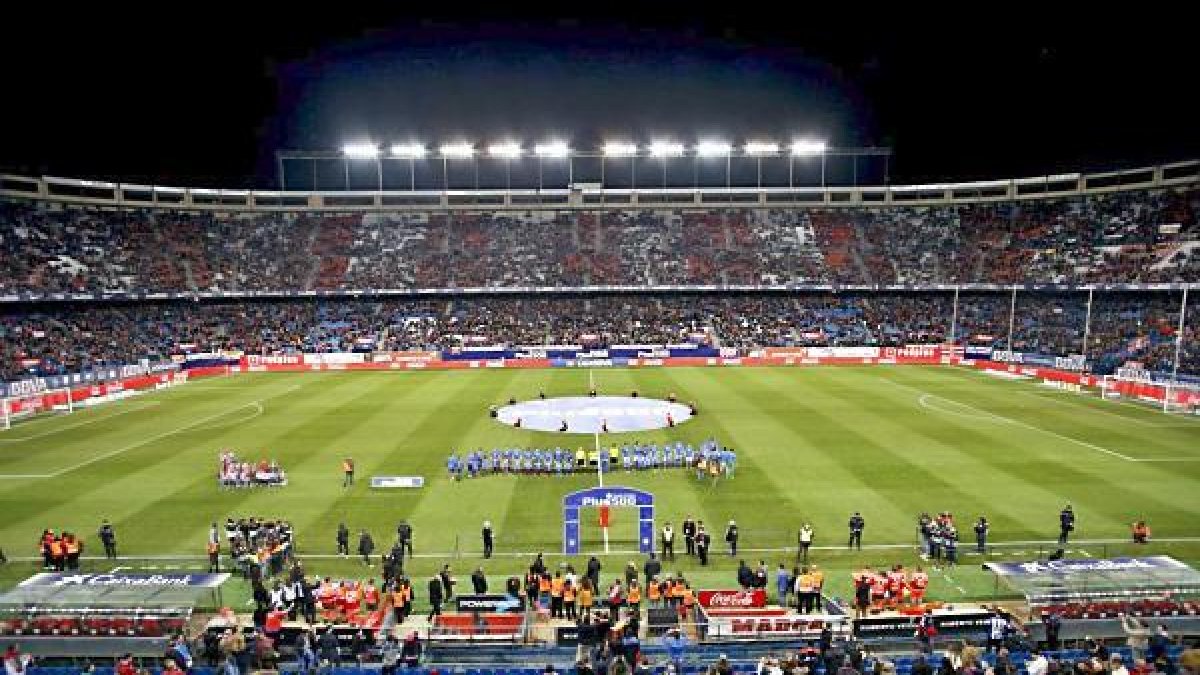 Los seguidores del Atléti se lo pasaron bien.