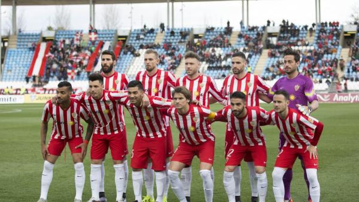 El once del Almería.