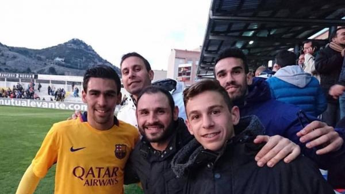 Dani Romera tras el partido en El Collao.