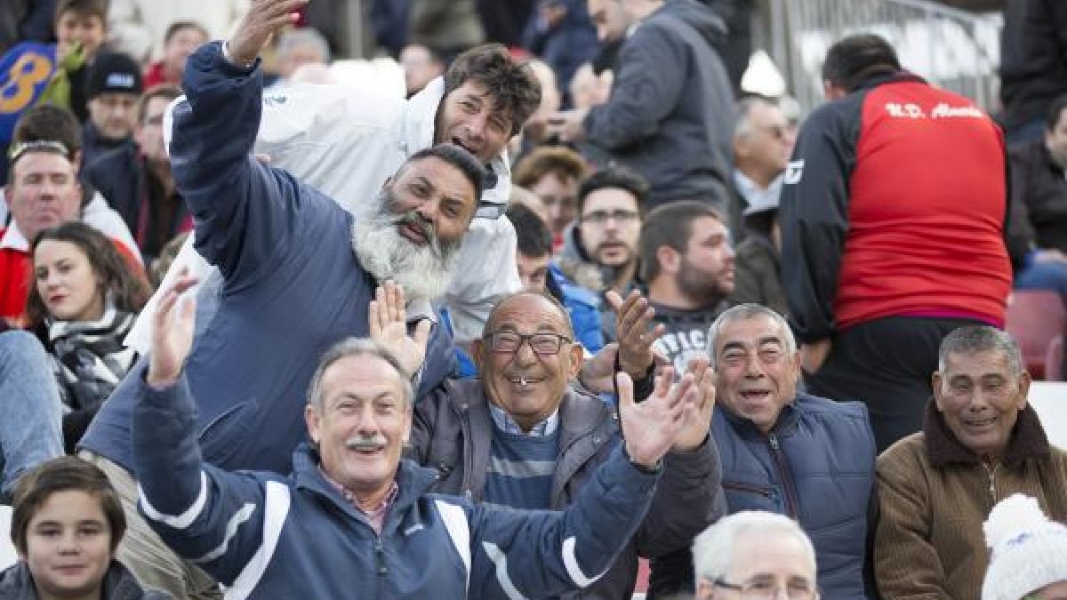 Aficionados del Almería.