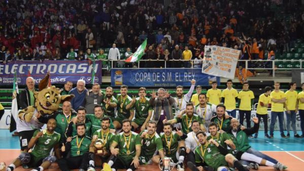 Sedeño con la plantilla.