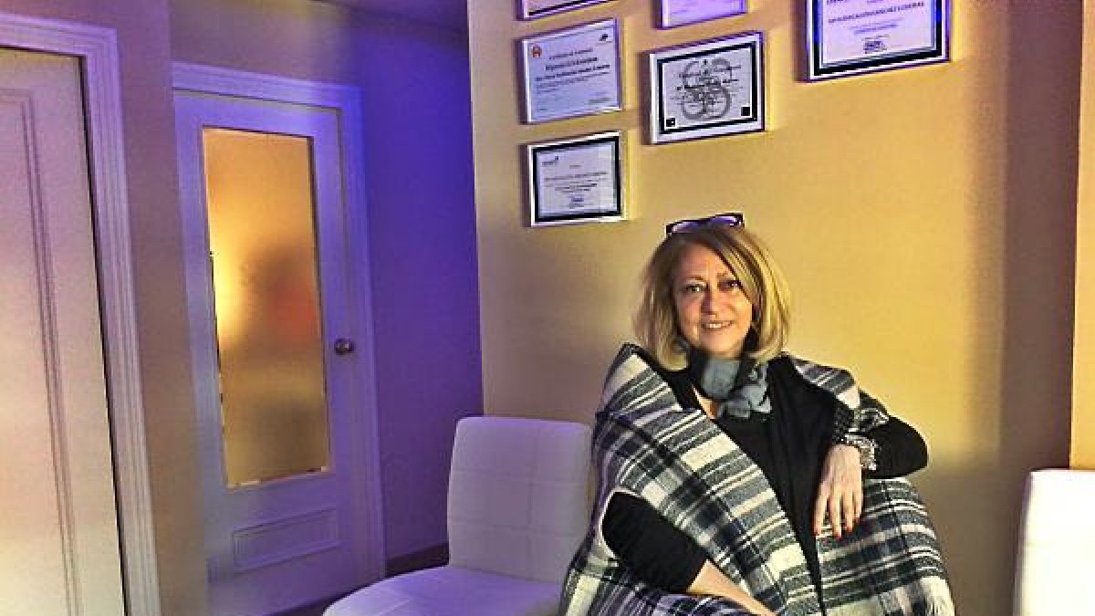 Puri Sánchez Lobeiras en el espacio Vasalia desde donde ofrece ‘coaching’ en Almería.