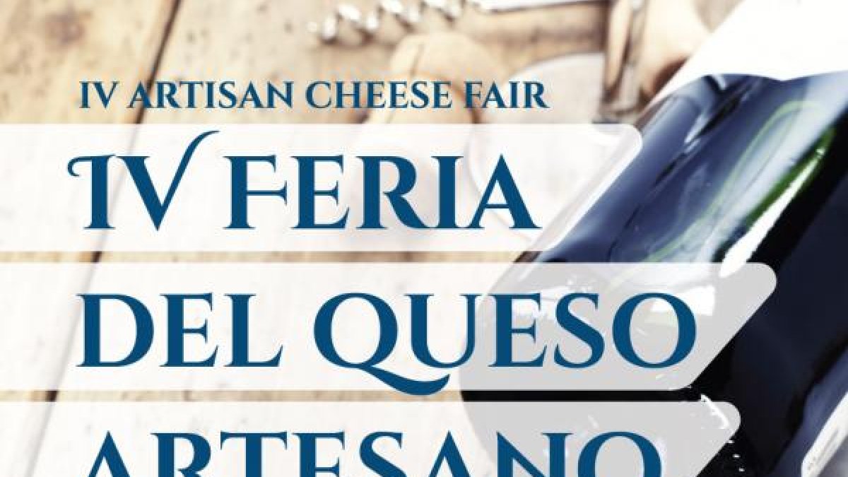 Cartel oficial de la IV Feria del Queso de Almería.