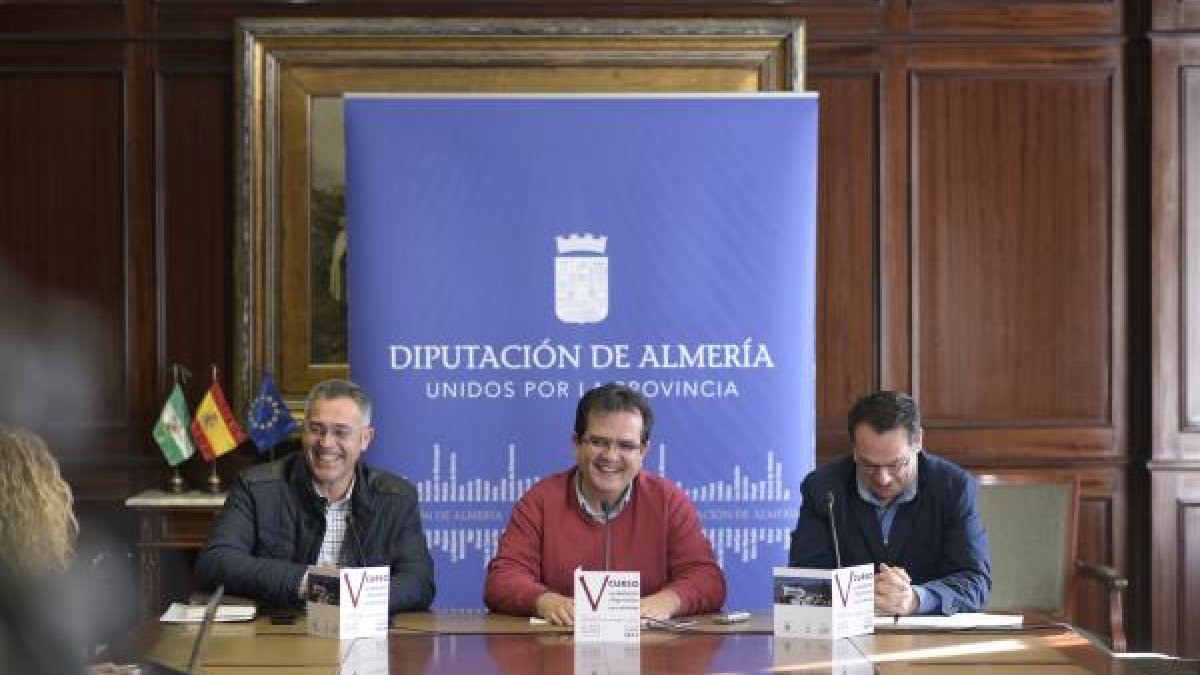 Presentación del curso en la Diputación Provincial de Almería.