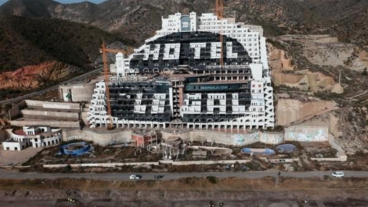 Un dron ha captado la imagen aérea.