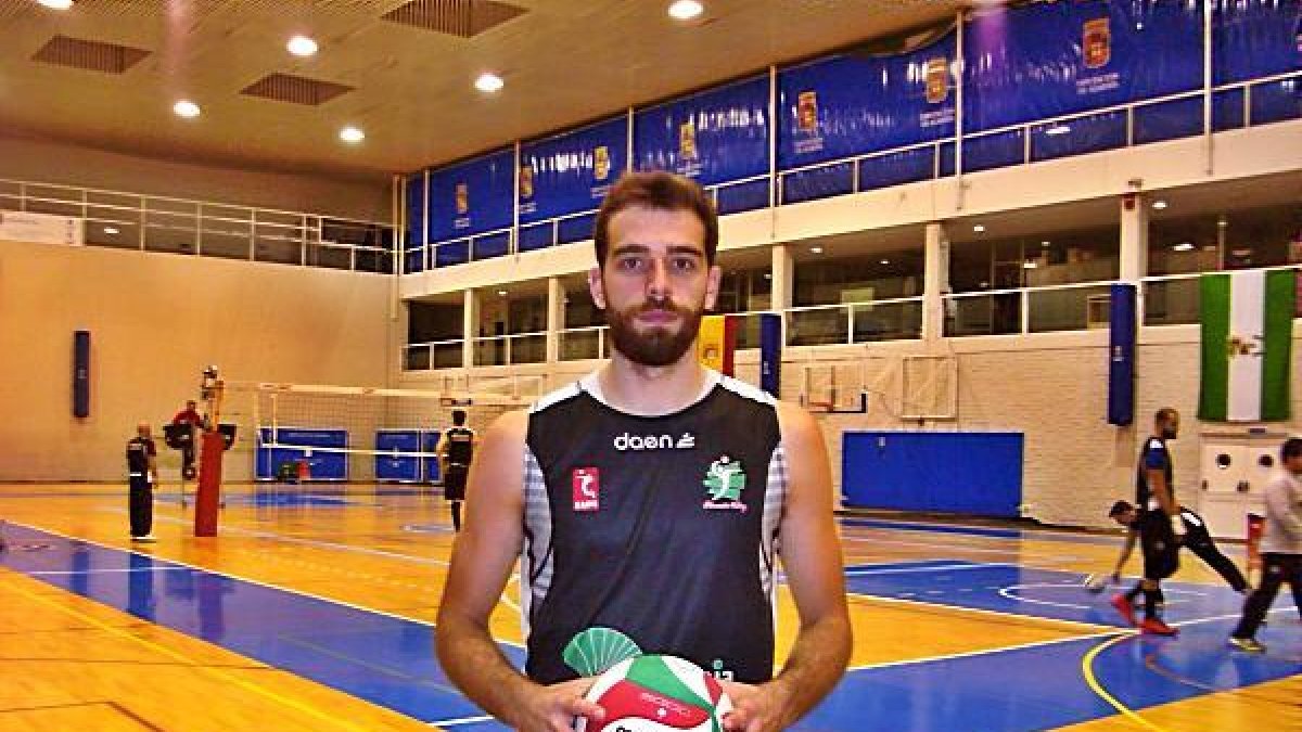 Toni Llabrés tras la sesión de entrenamiento.