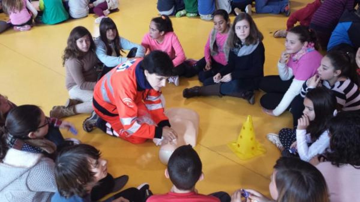 Los alumnos también han aprendido primeros auxilios.