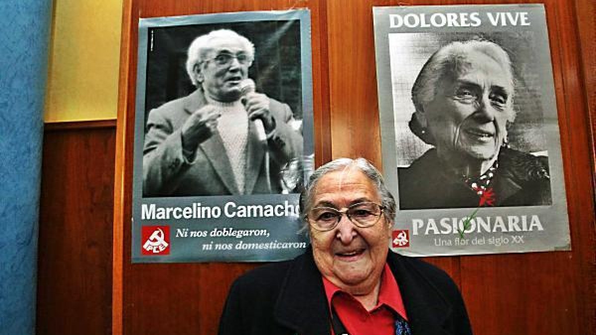 Samper, en un acto del PCA en Almería.