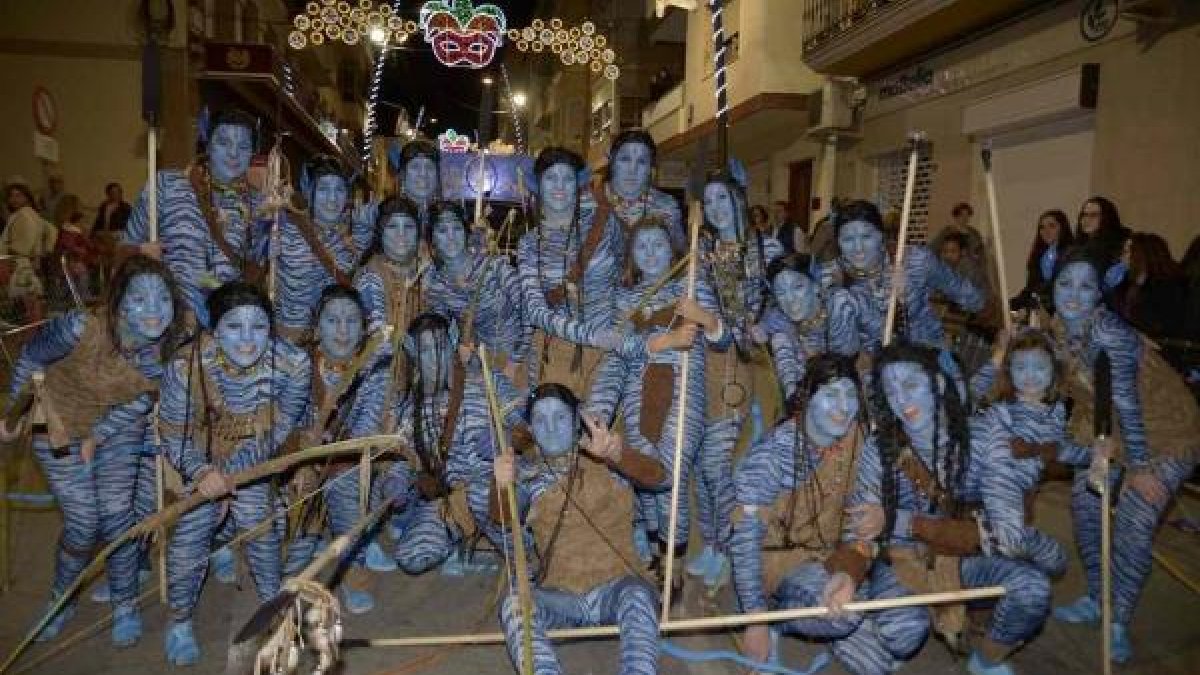 Avatar sirvió de inspiración a una de las peñas.