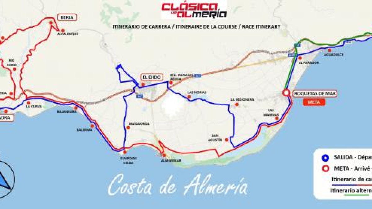 Mapa del recorrido.