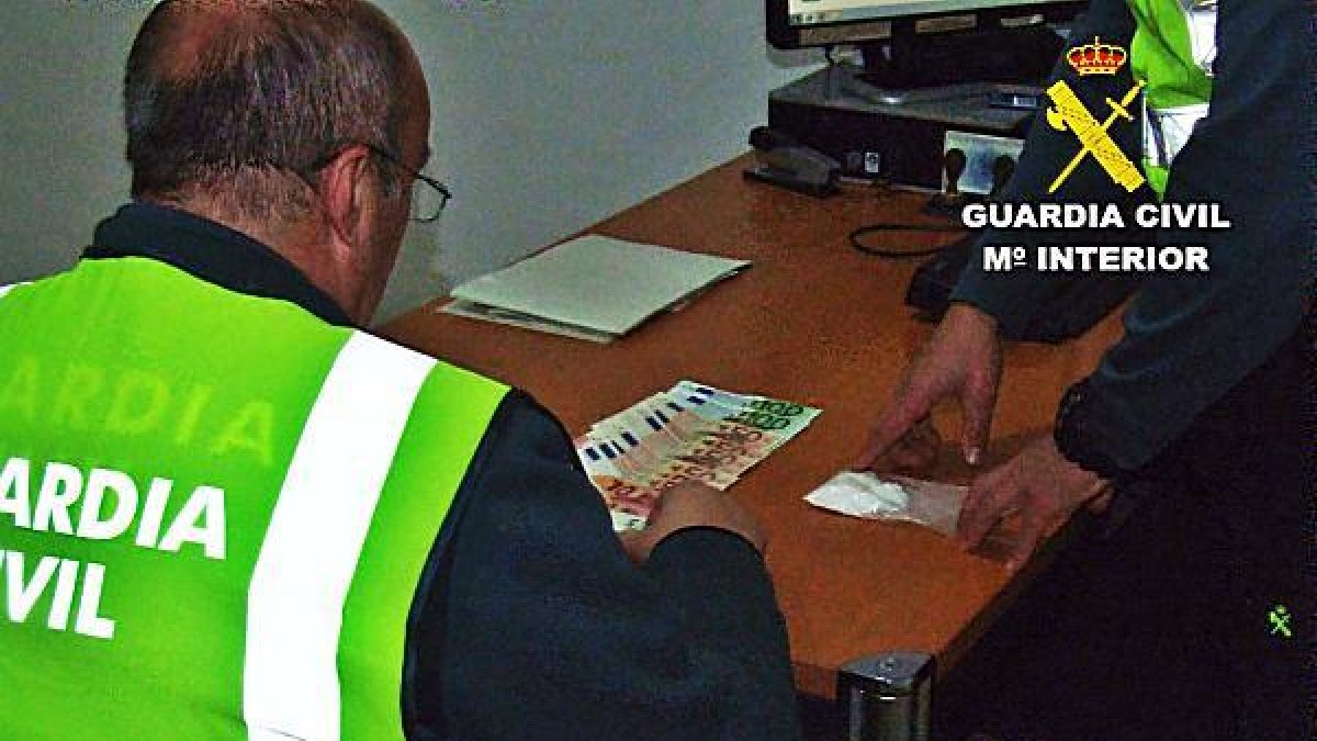 Droga intervenida en la operación