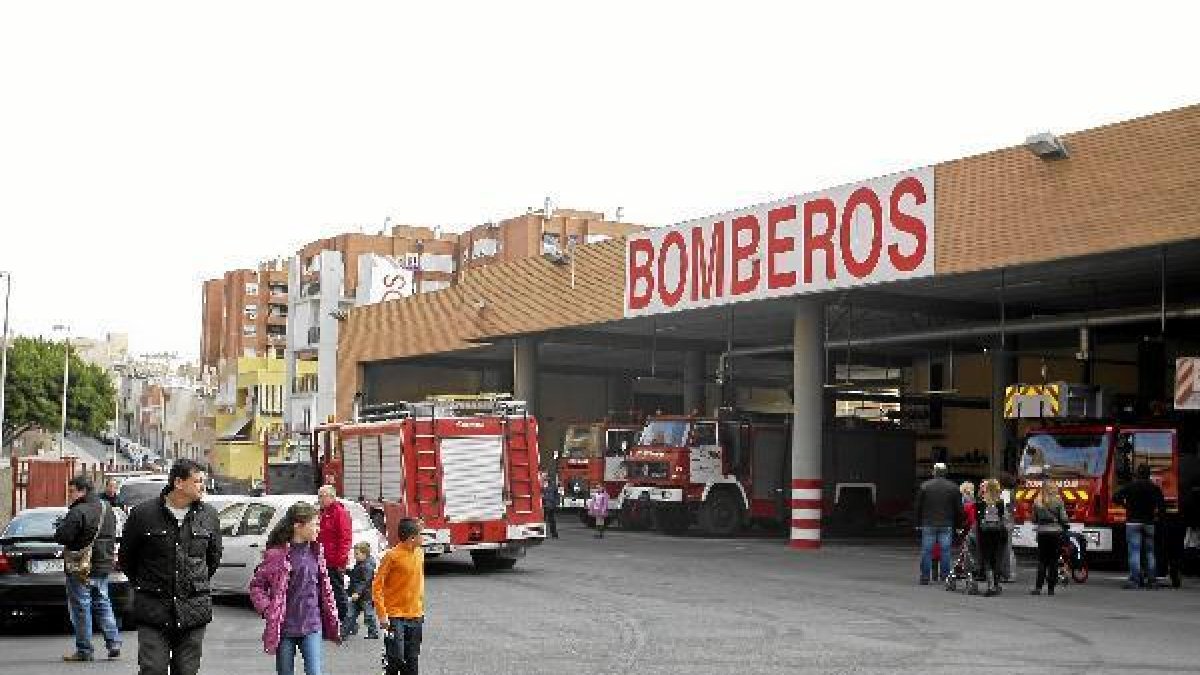 Imagen del Parque de Bomberos de Almería.